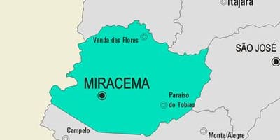Karta općine Мирасема