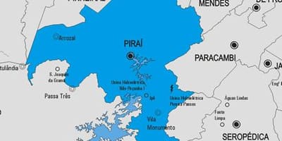 Karta općine Пираи
