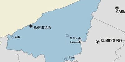 Karta općine Сапукая