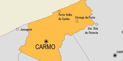 Karta općine Cardoso Moreira