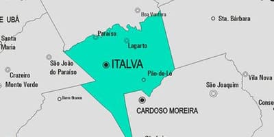 Karta općine Italva