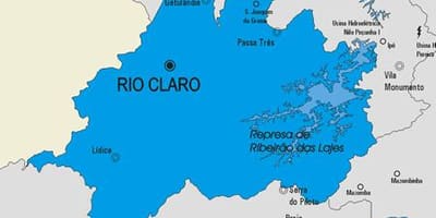 Karta općine Rio Claro
