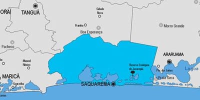 Karta općine Сакуарема