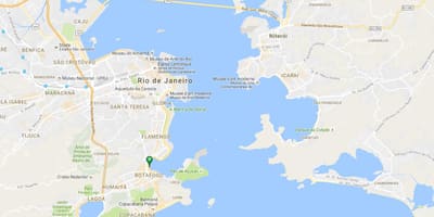 Karta plaže Botafogo