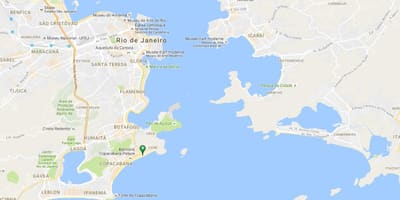 Karta plaža Copacabana