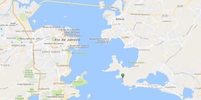 Karta plaža Forte Imbuí