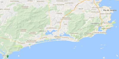Karta plaže Perigoso