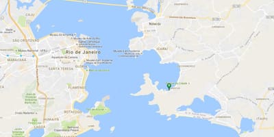 Karta plaže Samanguaia