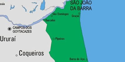 Karta são João da Barra opština