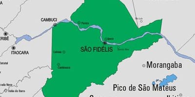 Karta San Francisco de Itabapoana opština