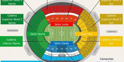 Kartu za stadion Maracana secteurs